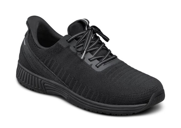 OrthOFeet Heren Hands-Free Instap Sneaker Yari Black