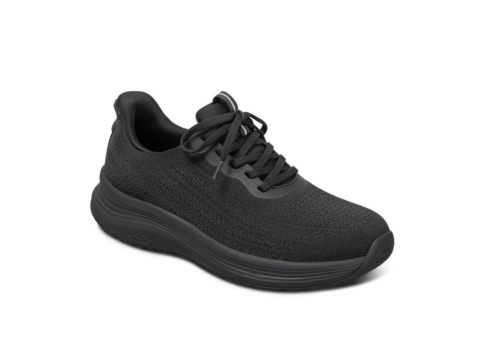 OrthOfeet Dames Hands-Free Instap Sneaker Nira Black/Black