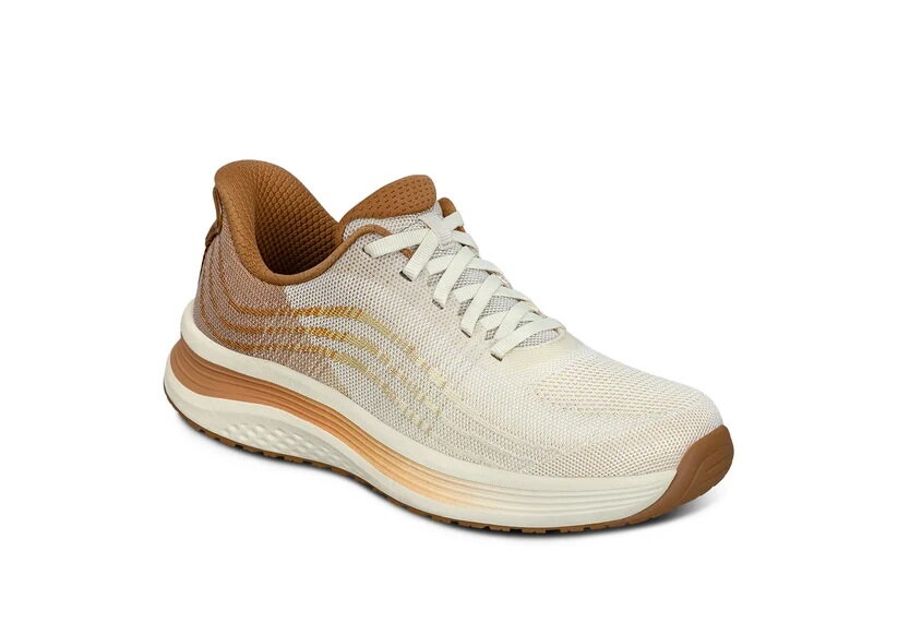OrthOfeet Dames Hands-Free Instap Sneaker Nira Copper Gold