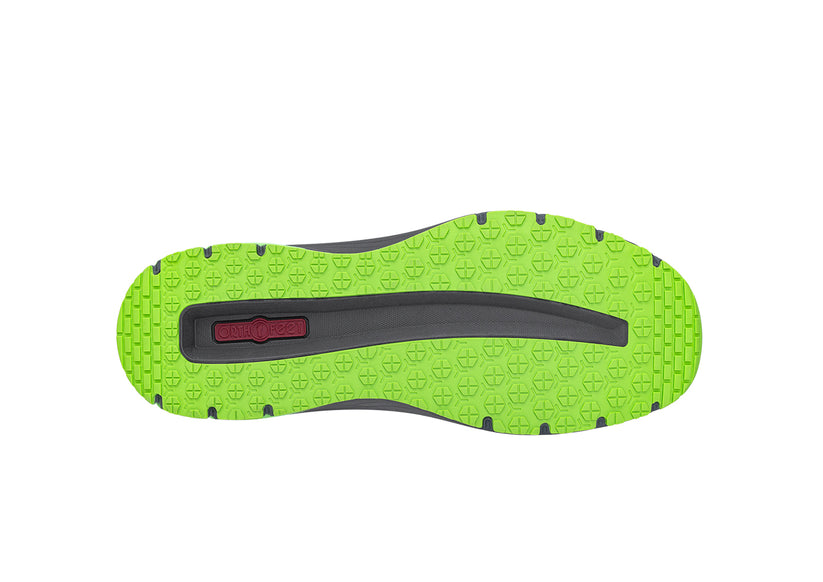 OrthOfeet Heren Hands-Free Instap Sneaker Tilos Grey/Lime